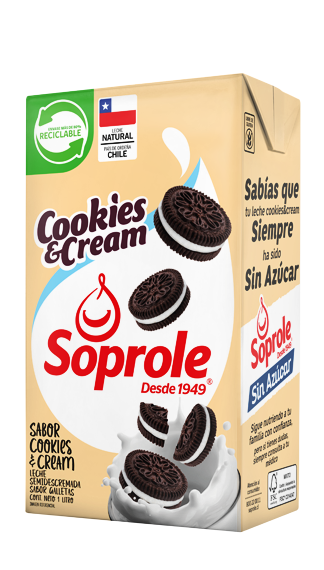 Leche sabor Cookies & Cream